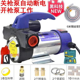 電動抽油泵柴油12v24v220正反轉伏抽油機自動吸油加油泵抽油泵器